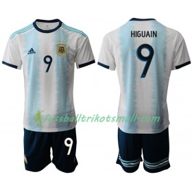 Fußballtrikots Argentinien HIGUAIN 9 Kinder Copa América 2019 Kurzarm Heimtrikotsatz kaufen